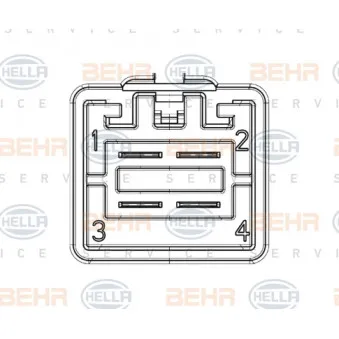Résistance, pulseur d'air habitacle HELLA 9ML 351 332-451