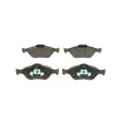 Jeu de 4 plaquettes de frein avant BOSCH 0 986 424 034 - Visuel 1