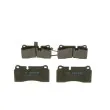 Jeu de 4 plaquettes de frein avant BOSCH 0 986 424 061 - Visuel 3
