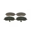 Jeu de 4 plaquettes de frein avant BOSCH 0 986 424 084 - Visuel 1