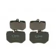 Jeu de 4 plaquettes de frein avant BOSCH 0 986 424 247 - Visuel 3