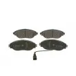 Jeu de 4 plaquettes de frein avant BOSCH 0 986 424 285 - Visuel 1