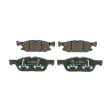 Jeu de 4 plaquettes de frein avant BOSCH 0 986 424 326 - Visuel 1