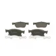 Jeu de 4 plaquettes de frein avant BOSCH 0 986 424 332 - Visuel 1