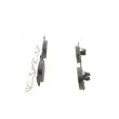Jeu de 4 plaquettes de frein avant BOSCH 0 986 424 332 - Visuel 2