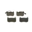 Jeu de 4 plaquettes de frein avant BOSCH 0 986 424 385 - Visuel 1