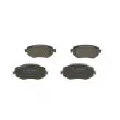Jeu de 4 plaquettes de frein avant BOSCH 0 986 424 386 - Visuel 1