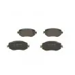 Jeu de 4 plaquettes de frein avant BOSCH 0 986 424 386 - Visuel 3