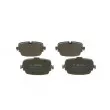 Jeu de 4 plaquettes de frein arrière BOSCH 0 986 424 389 - Visuel 1