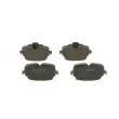 Jeu de 4 plaquettes de frein arrière BOSCH 0 986 424 389 - Visuel 3
