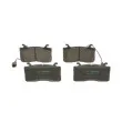 Jeu de 4 plaquettes de frein avant BOSCH 0 986 424 390 - Visuel 1