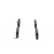 Jeu de 4 plaquettes de frein avant BOSCH 0 986 424 393 - Visuel 2