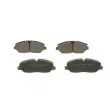 Jeu de 4 plaquettes de frein avant BOSCH 0 986 424 395 - Visuel 1