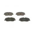 Jeu de 4 plaquettes de frein avant BOSCH 0 986 424 395 - Visuel 3