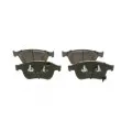 Jeu de 4 plaquettes de frein avant BOSCH 0 986 424 397 - Visuel 1