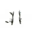 Jeu de 4 plaquettes de frein avant BOSCH 0 986 424 397 - Visuel 2