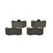 Jeu de 4 plaquettes de frein avant BOSCH 0 986 424 399 - Visuel 1