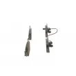 Jeu de 4 plaquettes de frein avant BOSCH 0 986 424 433 - Visuel 2
