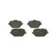 Jeu de 4 plaquettes de frein arrière BOSCH 0 986 424 439 - Visuel 3