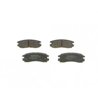 Jeu de 4 plaquettes de frein arrière BOSCH 0 986 424 467