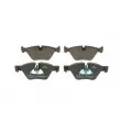 Jeu de 4 plaquettes de frein avant BOSCH 0 986 424 620 - Visuel 1