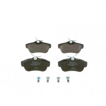 Jeu de 4 plaquettes de frein arrière BOSCH 0 986 424 625
