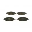 Jeu de 4 plaquettes de frein avant BOSCH 0 986 424 682 - Visuel 1