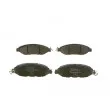 Jeu de 4 plaquettes de frein avant BOSCH 0 986 424 682 - Visuel 3