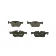 Jeu de 4 plaquettes de frein arrière BOSCH 0 986 424 802 - Visuel 3