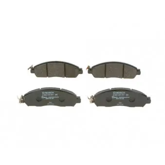 Jeu de 4 plaquettes de frein avant BOSCH 0 986 424 837