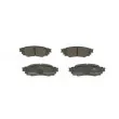 Jeu de 4 plaquettes de frein arrière BOSCH 0 986 424 840 - Visuel 1