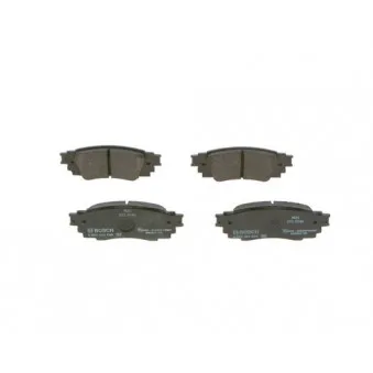 Jeu de 4 plaquettes de frein arrière BOSCH 0 986 424 840