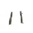 Jeu de 4 plaquettes de frein avant BOSCH 0 986 424 841 - Visuel 2