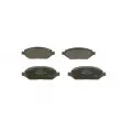 Jeu de 4 plaquettes de frein avant BOSCH 0 986 424 842 - Visuel 1