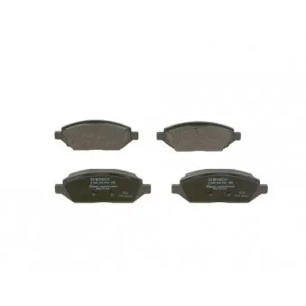 Jeu de 4 plaquettes de frein avant BOSCH 0 986 424 842