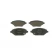 Jeu de 4 plaquettes de frein avant BOSCH 0 986 424 843 - Visuel 1