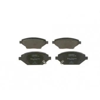 Jeu de 4 plaquettes de frein avant BOSCH 0 986 424 843