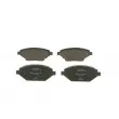 Jeu de 4 plaquettes de frein avant BOSCH 0 986 424 843 - Visuel 3