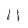 Jeu de 4 plaquettes de frein avant BOSCH 0 986 424 844 - Visuel 2