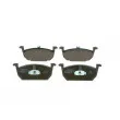 Jeu de 4 plaquettes de frein avant BOSCH 0 986 424 846 - Visuel 3