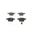 Jeu de 4 plaquettes de frein arrière BOSCH 0 986 424 848 - Visuel 1