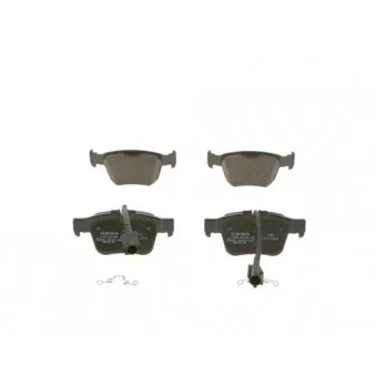 Jeu de 4 plaquettes de frein arrière BOSCH 0 986 424 848