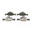 Jeu de 4 plaquettes de frein avant BOSCH 0 986 424 849 - Visuel 1