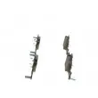 Jeu de 4 plaquettes de frein avant BOSCH 0 986 424 849 - Visuel 2