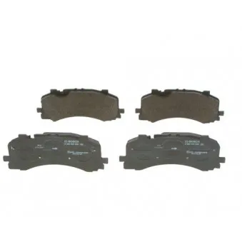 Jeu de 4 plaquettes de frein avant BOSCH 0 986 424 850