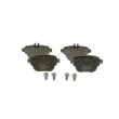 Jeu de 4 plaquettes de frein avant BOSCH 0 986 424 859 - Visuel 1