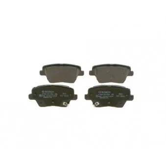 Jeu de 4 plaquettes de frein avant BOSCH 0 986 424 864