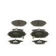Jeu de 4 plaquettes de frein avant BOSCH 0 986 424 865 - Visuel 1