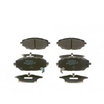 Jeu de 4 plaquettes de frein avant BOSCH 0 986 424 865