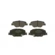 Jeu de 4 plaquettes de frein avant BOSCH 0 986 424 868 - Visuel 1